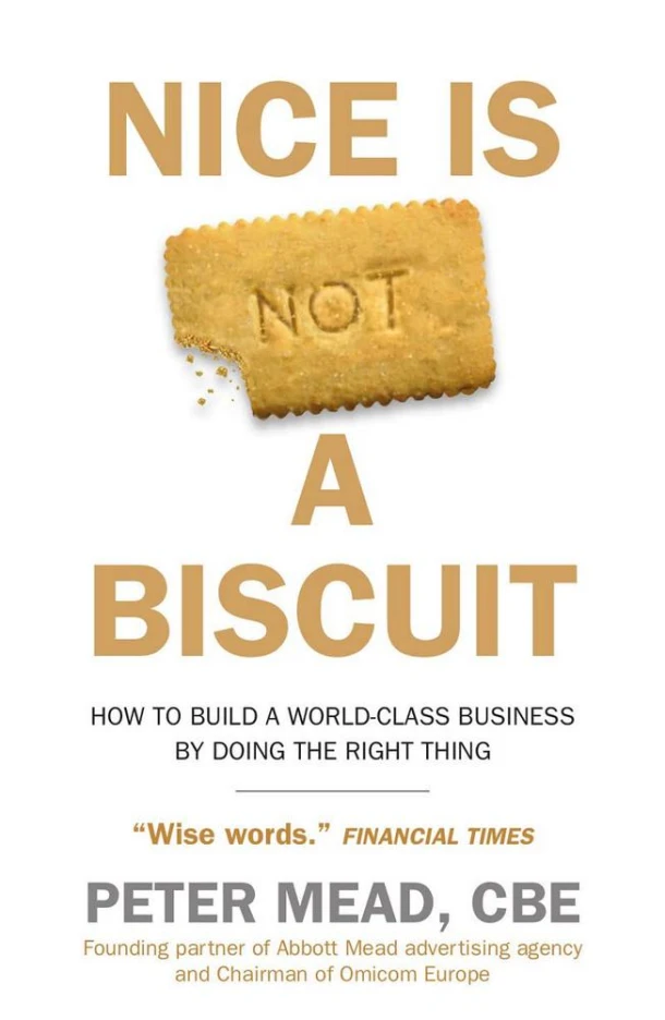 Nice is Not a Biscuit – boek cover