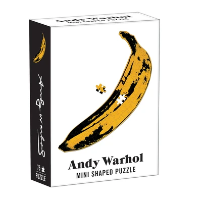 Andy Warhol Mini Shaped Puzzle Banana – Galison – boek cover