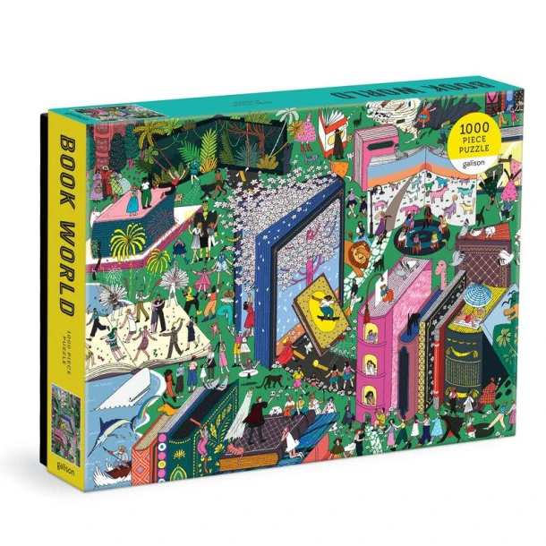 Book World 1000 Piece Puzzle – Galison – boek cover