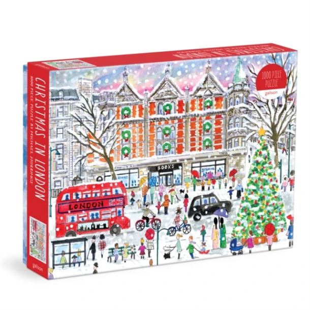 Michael Storrings Christmas in London 1000 Piece Puzzle – boek cover