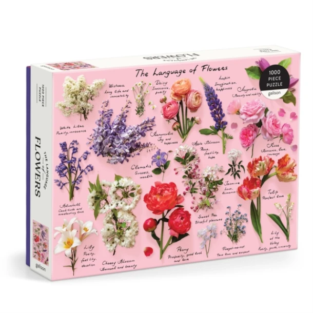 Language of Flowers 1000 Piece Puzzle – boek cover