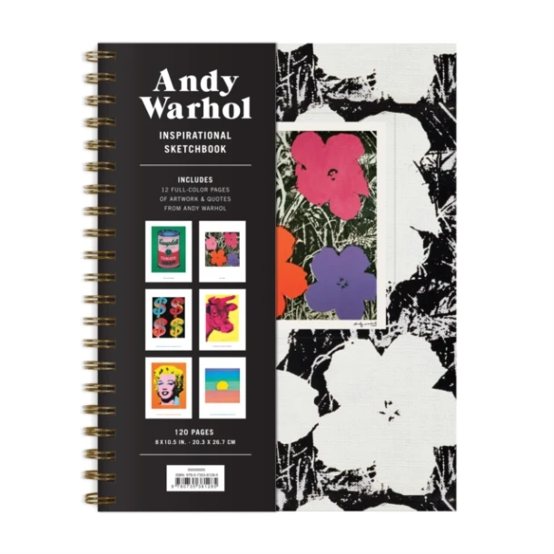 Andy Warhol Inspirational Sketchbook – Galison – boek cover