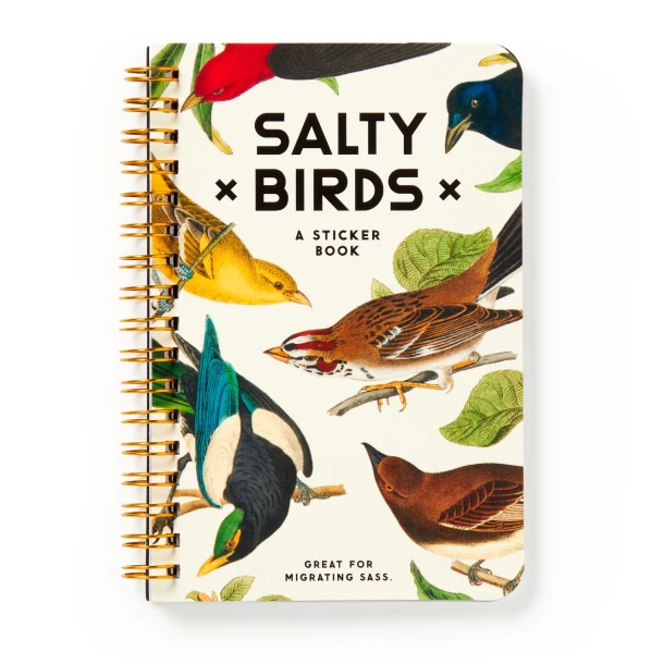Salty Birds Sticker Book – Brass Brass Monkey – boek cover