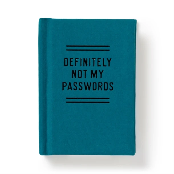 Definitely Not My Passwords Tiny Diary – Brass Brass Monkey – boek cover
