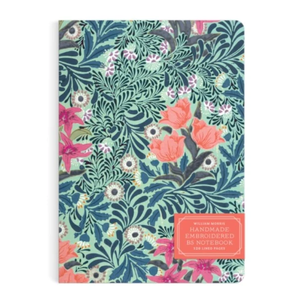 William Morris Bower Handmade Embroidered B5 Journal – Galison – boek cover