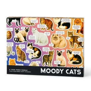 Moody Cats 1000 Piece Puzzle – Brass Brass Monkey – boek cover