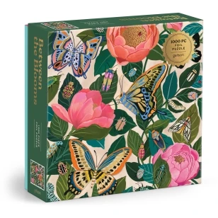 Between the Blooms 1000 Piece Foil Puzzle – Galison – boek cover