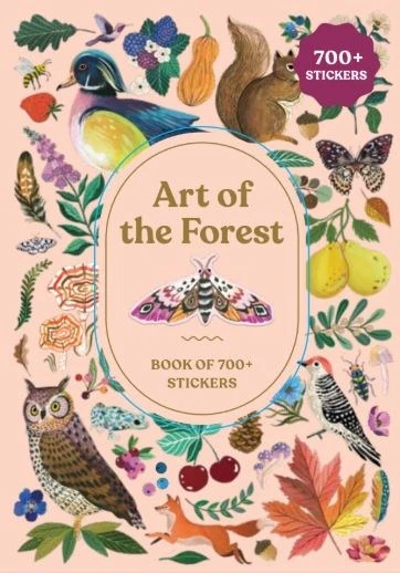 Art of the Forest Sticker Book – Galison – boek cover