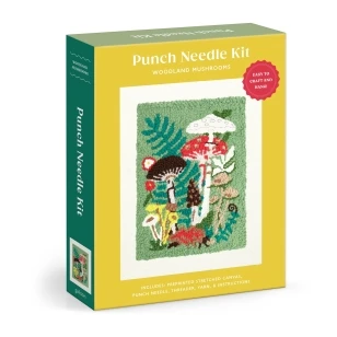 Woodland Mushrooms Punch Needle Kit – Galison – boek cover