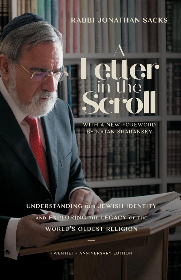 A Letter in the Scrolls – Rabbi Jonathan Sacks – boek cover