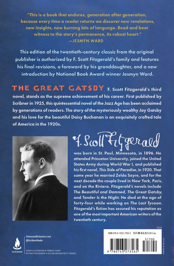 The Great Gatsby – F. Scott Fitzgerald – boek cover