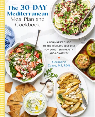 The 30-Day Mediterranean Meal Plan and Cookbook – Alexandria Zozos – boek cover