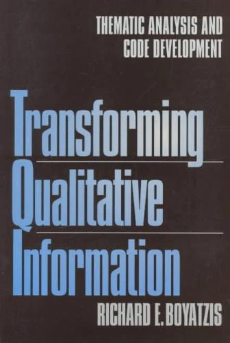 Transforming Qualitative Information – Richard E. Boyatzis – boek cover