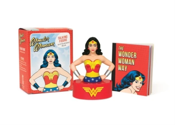 Wonder Woman Talking Figure and Illustrated Book – boek cover