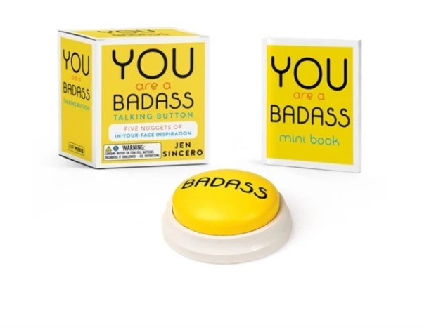 You Are a Badass® Talking Button – Jen Sincero – boek cover