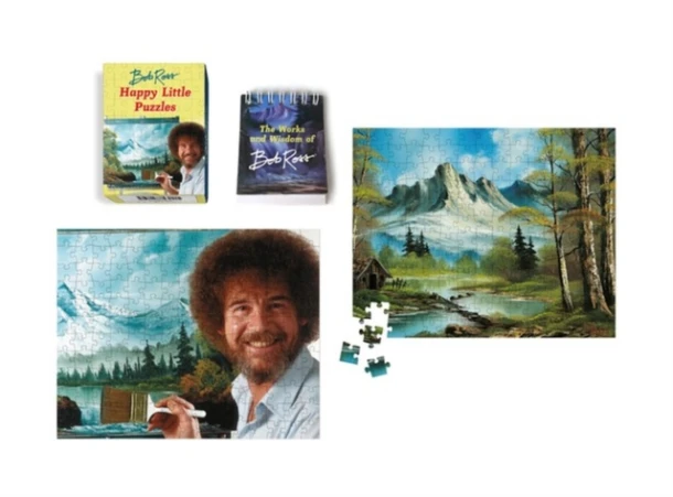 Bob Ross: Happy Little Puzzles – Bob Ross – boek cover
