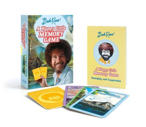 Bob Ross: A Happy Little Memory Game – Running Press – boek cover