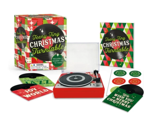 Teeny-Tiny Christmas Turntable: Includes 3 Holiday Lps to Play! [With Battery] – Matt Shiverdecker – boek cover