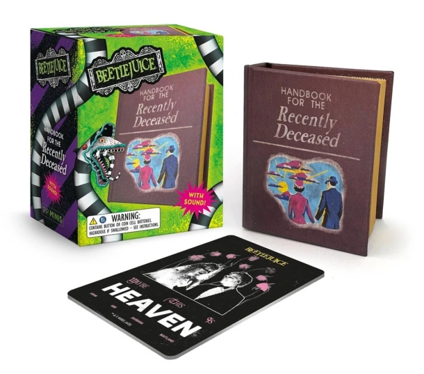 Beetlejuice Talking Handbook for the Recently Deceased [With Battery] – Running Press – boek cover