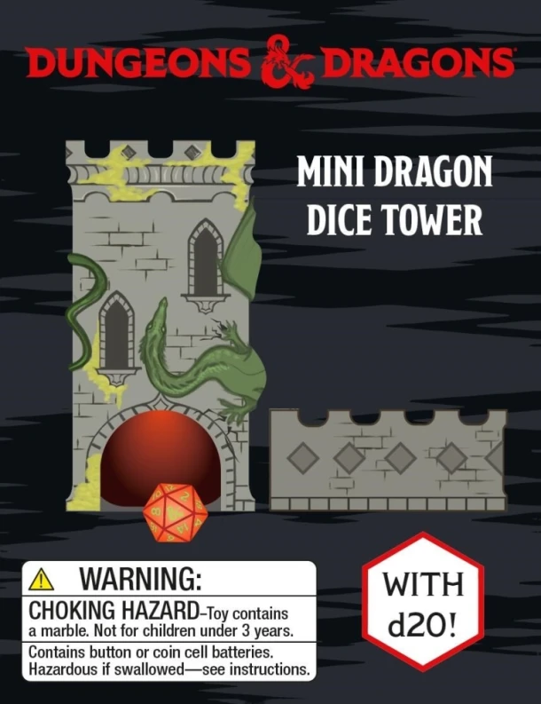 Dungeons & Dragons: Mini Dragon Dice Tower
