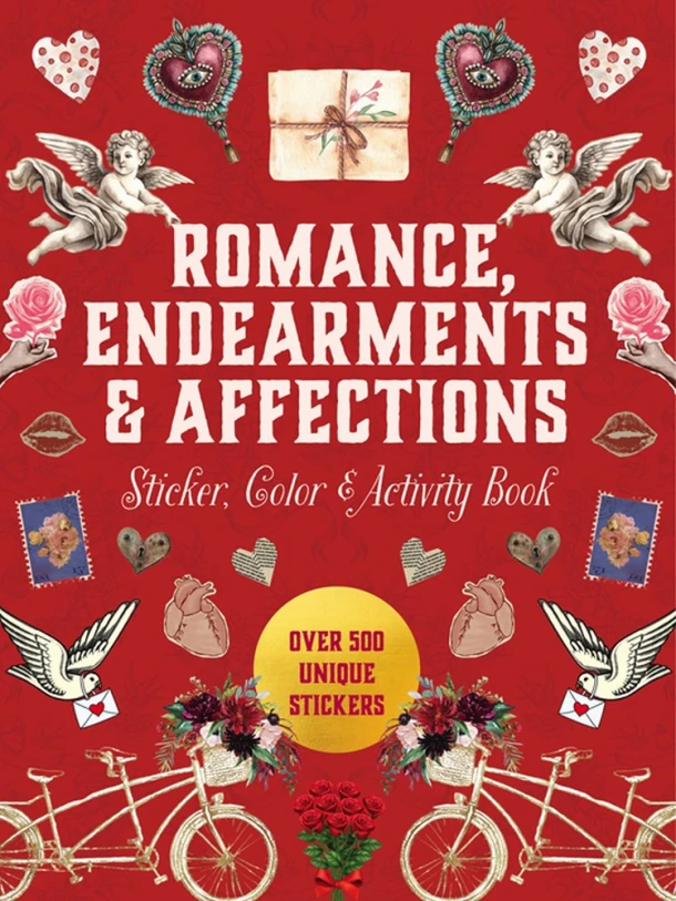 Romance, Endearments & Affections Sticker, Color & Activity Book – Editors of Chartwell Books – boek cover