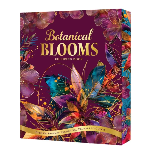 Botanical Blooms Coloring Book – Editors of Chartwell Books – boek cover
