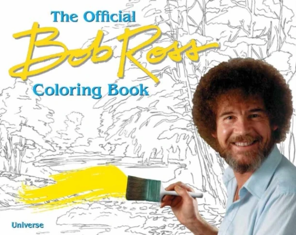 The Bob Ross Coloring Book – Bob Ross – boek cover