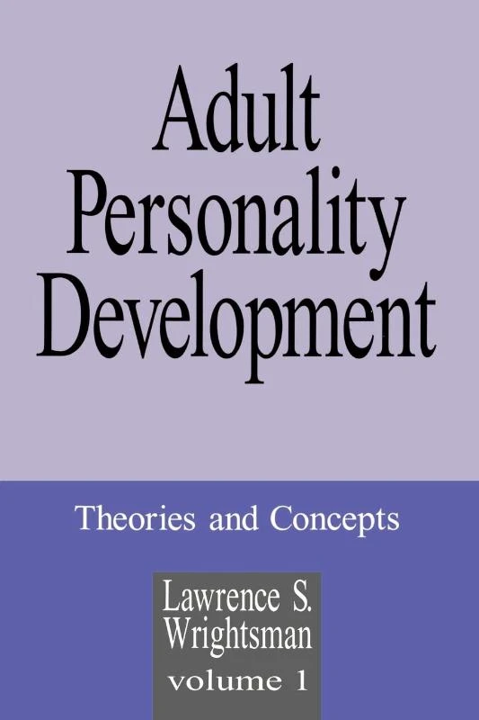 Adult Personality Development – boek cover
