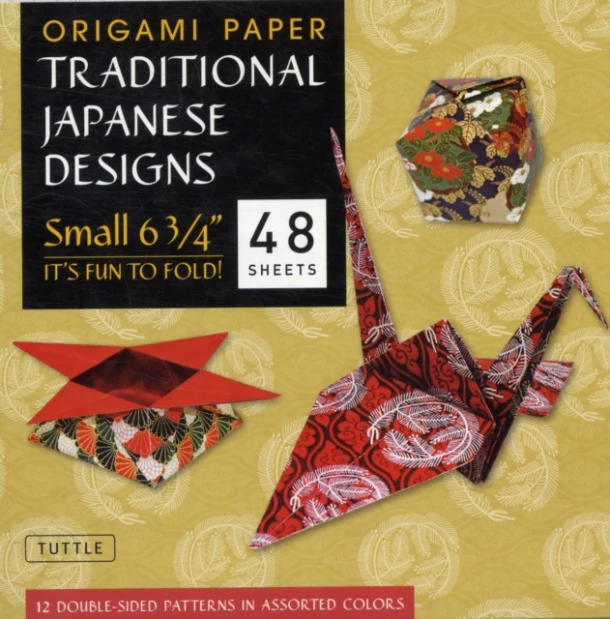 Origami Paper - Traditional Japanese Designs - Small 6 3/4" – Tuttle Studio – boek cover