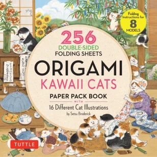 Origami Kawaii Cats Paper Pack Book – Setsu Broderick – boek cover