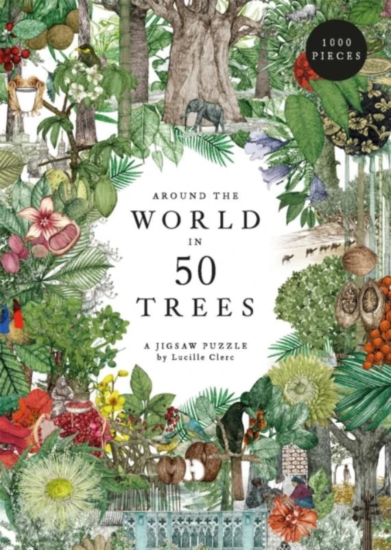 Around the World in 50 Trees – Jonathan Drori – boek cover