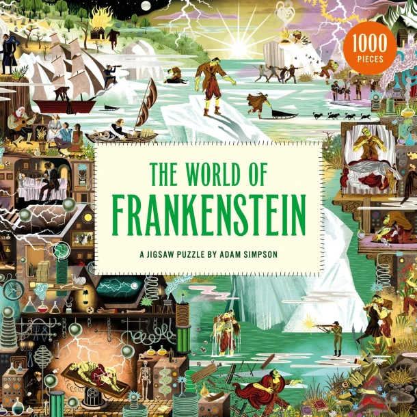 The World of Frankenstein: A Jigsaw Puzzle by Adam Simpson – Simpson, Adam – boek cover