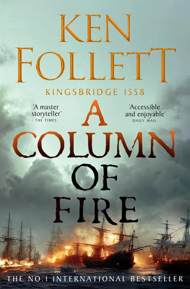 A Column of Fire – Ken Follett – boek cover