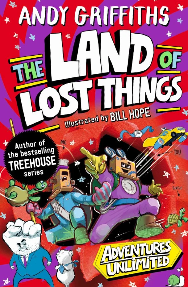 You and Me and the Land of Lost Things – Andy Griffiths – boek cover