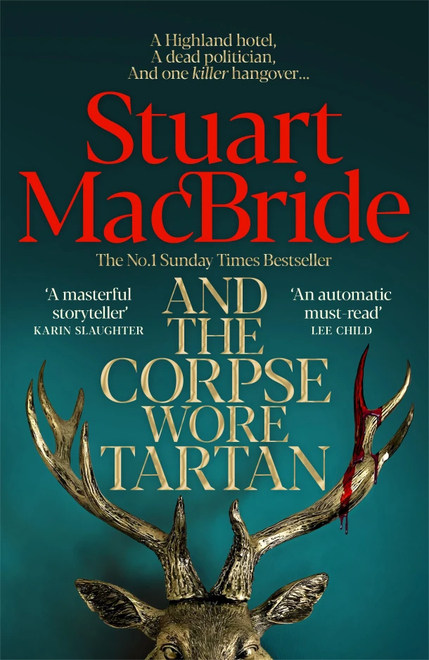 And the Corpse Wore Tartan – Stuart MacBride – boek cover