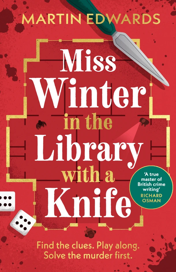 Miss Winter in the Library with a Knife – Martin Edwards – boek cover