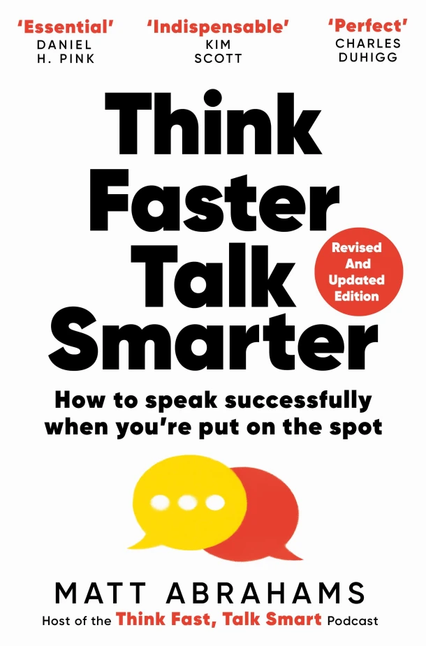 Think Faster, Talk Smarter – Matt Abrahams – boek cover