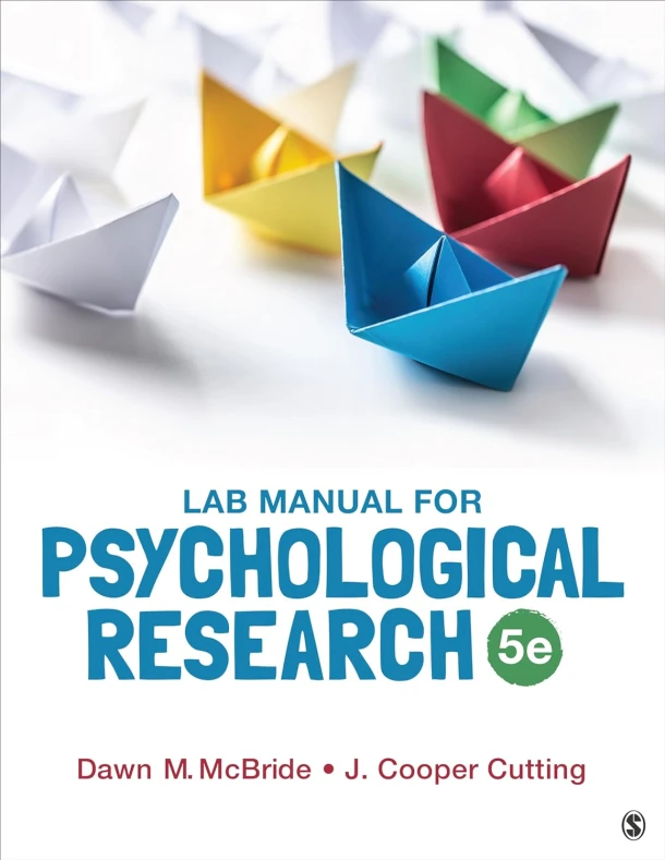 Lab Manual for Psychological Research – boek cover