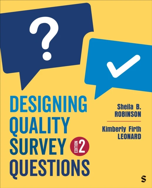 Designing Quality Survey Questions – Sheila B. Robinson – boek cover