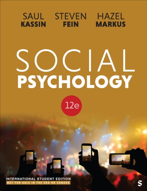 Social Psychology - International Student Edition – Saul Kassin – boek cover