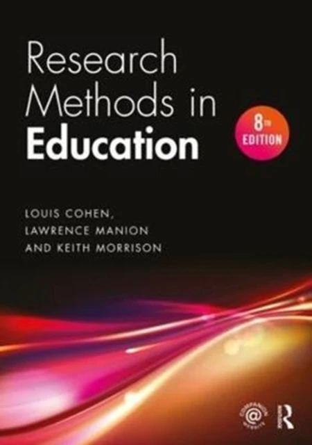 Research Methods in Education – Cohen, Louis (Loughborough University, UK) – boek cover