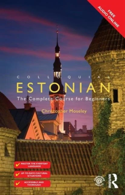 Colloquial Estonian – Moseley, Christopher (University College London, UK) – boek cover