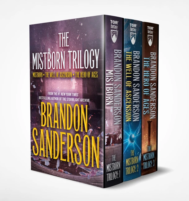 The Mistborn Trilogy – Brandon Sanderson – boek cover