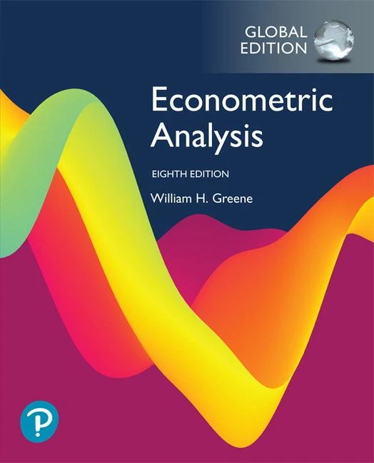 Econometric Analysis, Global Edition – William Greene – boek cover