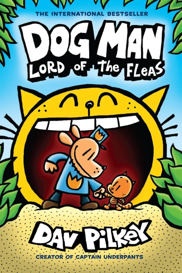 Dog Man 5: Lord of the Fleas (HB) (NE) – Dav Pilkey – boek cover