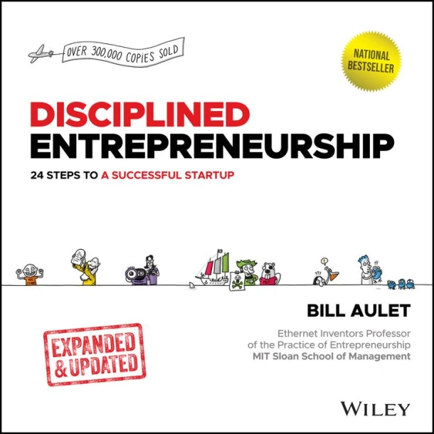 Disciplined Entrepreneurship Expanded and Updated ¿ 24 Steps to a Successful Startup – Bill Aulet – boek cover