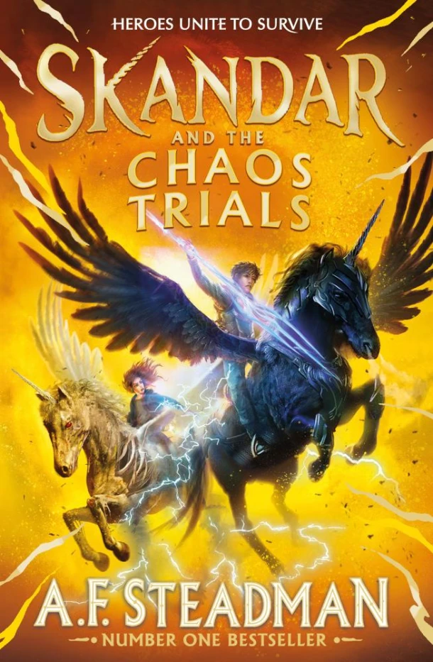 Skandar and the Chaos Trials – A.F. Steadman – boek cover