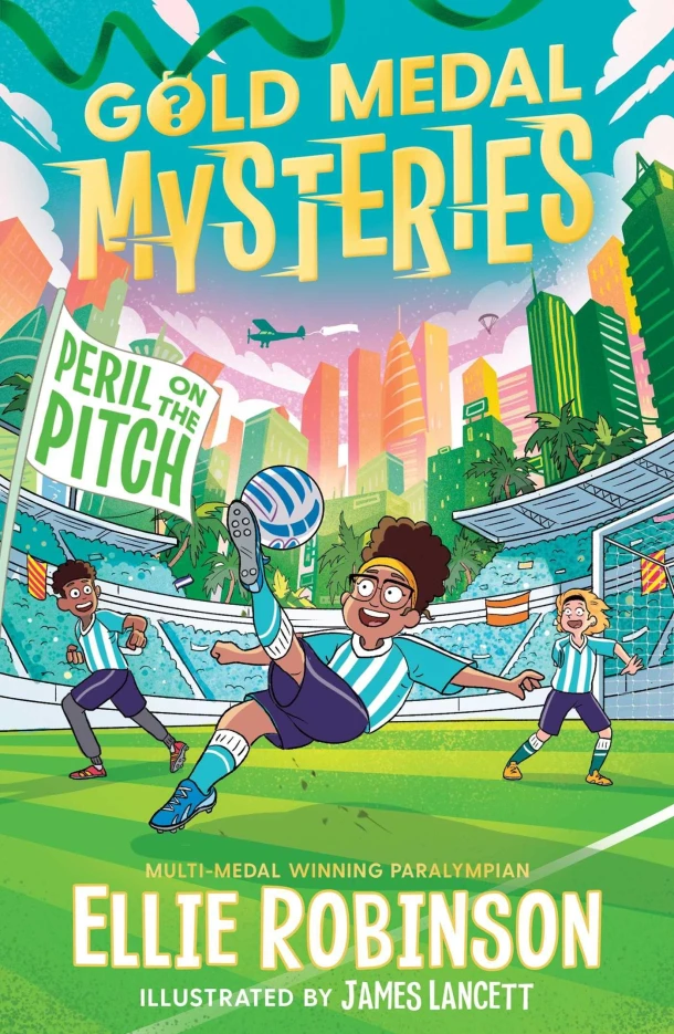 Gold Medal Mysteries: Peril on the Pitch – Ellie Robinson – boek cover