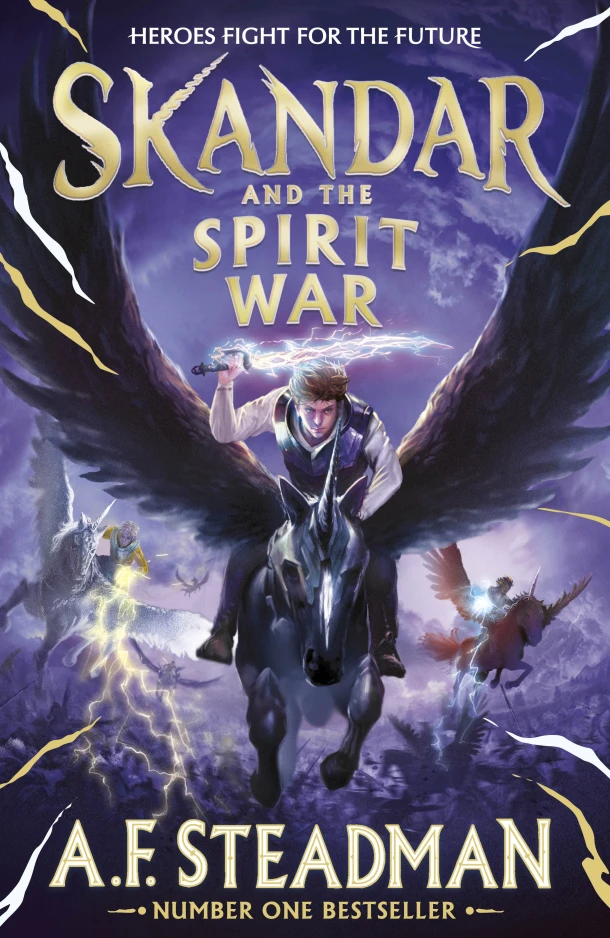 Skandar and the Spirit War – A.F. Steadman – boek cover
