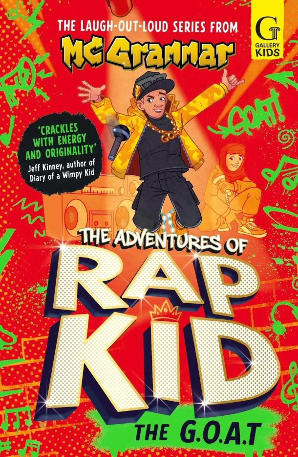 The Adventures of Rap Kid: The G.O.A.T – MC Grammar – boek cover